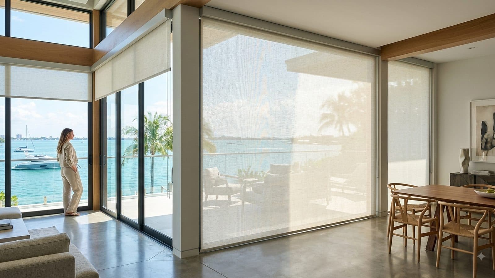 Skyfall roller shades